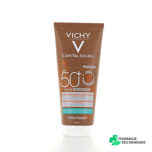 Vichy Capital Soleil Lait Solaire Eco-Conçu SPF 50+