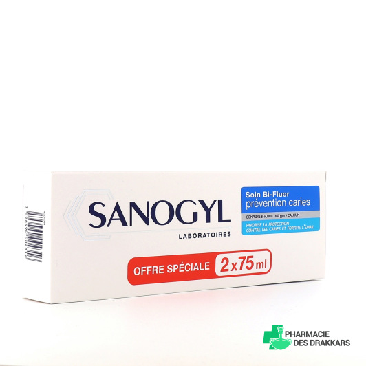 Sanogyl Bi-fluor Dentifrice Prévention caries