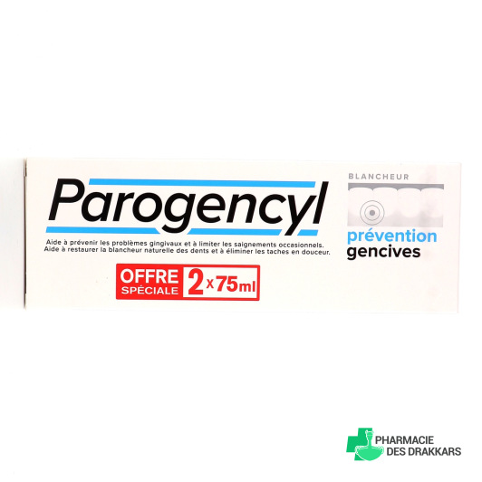 Parogencyl Dentifrice Prévention Gencives Blancheur