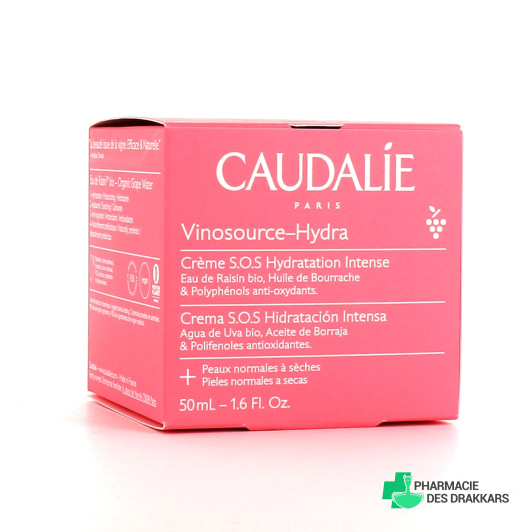 Caudalie Vinosource-Hydra Crème SOS Hydratation Intense