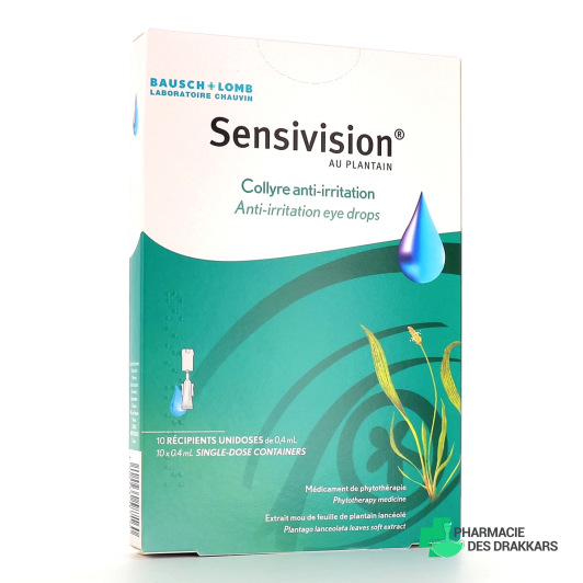 Bausch and Lomb Sensivision Collyre Anti Irritation Recipients Unidoses