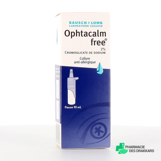 Ophtacalm Free 2% Collyre Anti-Allergique