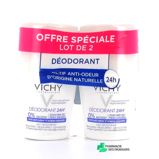 Vichy Déodorant 24h sans sels d'aluminium