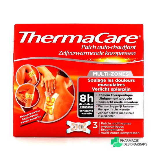 Thermacare Patch Auto-Chauffant Multi-Zones 3 Patchs