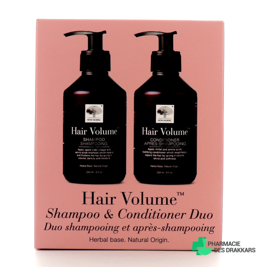 New Nordic Hair volume duo shampooing et après shampooing