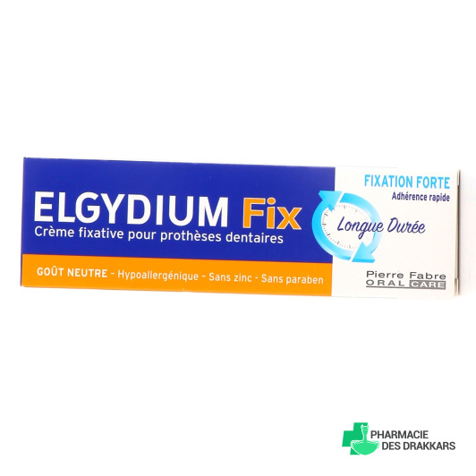 Elgydium Fix Crème fixative pour prothèse dentaire