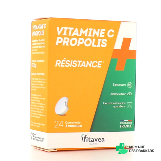 Nutrisanté Résistance Vitamine C Propolis 24 comprimés