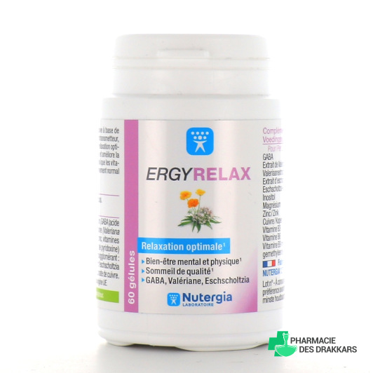 Nutergia Ergyrelax Relaxation optimale 60 gélules