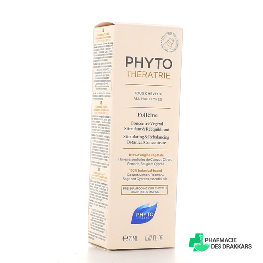 Phyto Phytotheratrie Polleine Concentré végétal Cheveux 20 ml