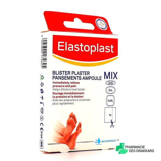 Elastoplast Pansements Ampoule Mix Pack x6