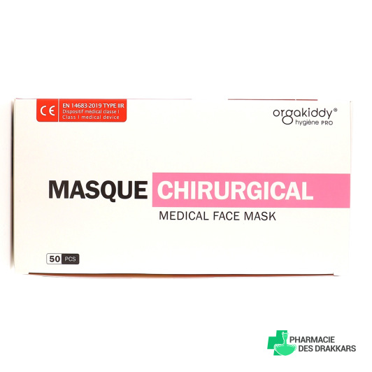Orgakiddy Masque Chirurgical Adultes & Enfants x 50