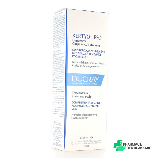 Ducray Kertyol PSO Concentré Usage Local Psoriasis