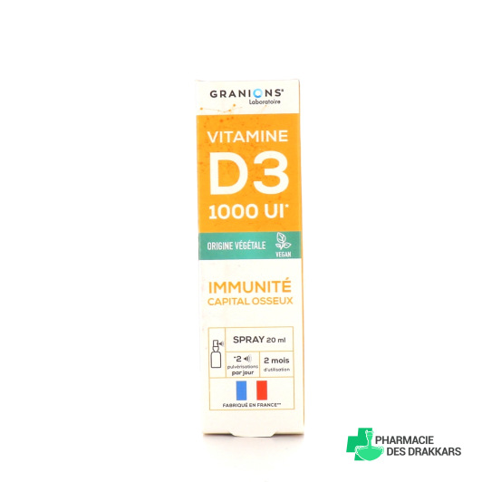Granions Vitamine D3 1000 UI Spray