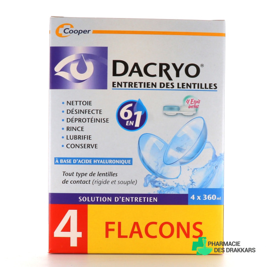 Dacryo Entretien des Lentilles 6-en-1