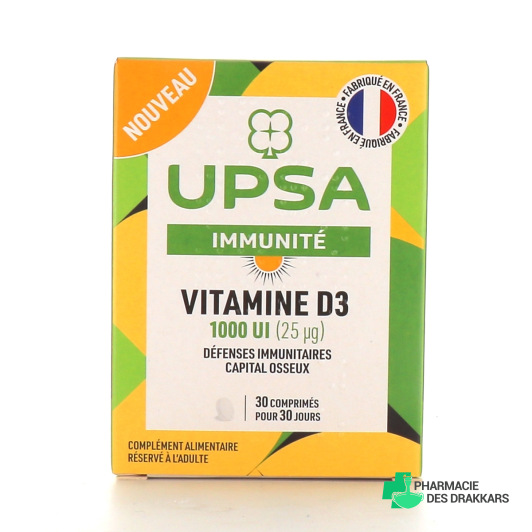 UPSA Immunité Vitamine D3 1000 UI