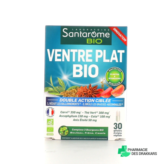 Santarome Ventre Plat Bio 30 gélules