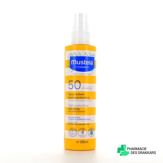 Mustela Spray Solaire Haute Protection SPF 50