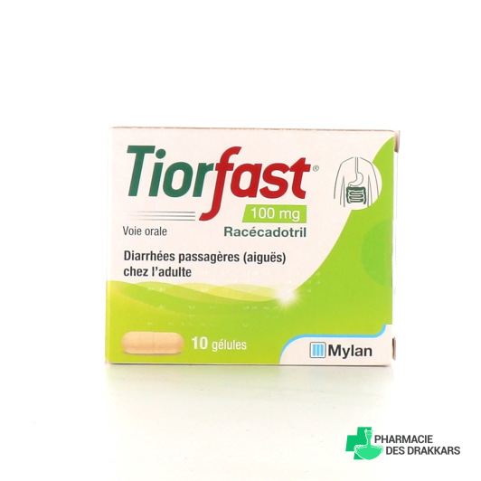 Tiorfast 100 mg 10 gélules