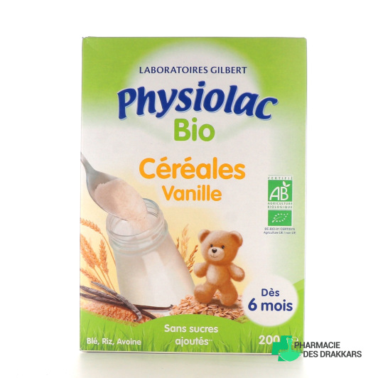Physiolac Bio Céréales Vanille