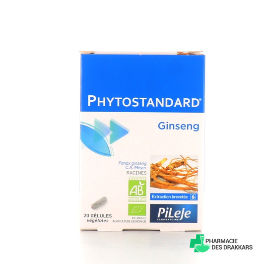 Pileje Phytostandard Ginseng 20 gélules