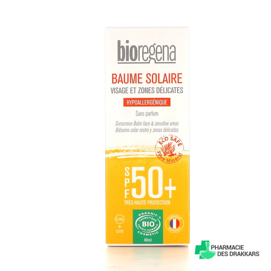 Bioregena Baume Solaire Visage Bio SPF 50+