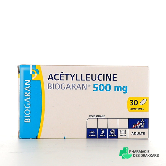 Acetylleucine 500 mg Biogaran