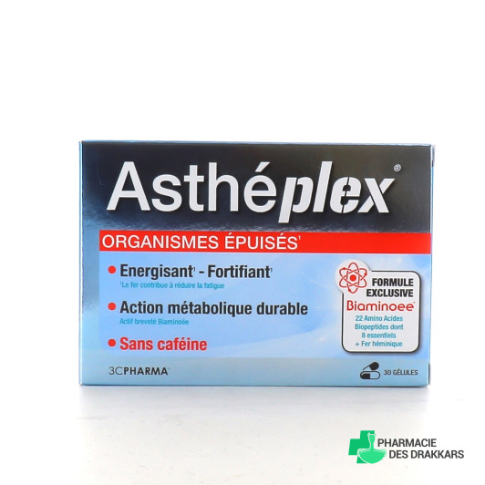 Asthéplex Organismes Epuisés 30 gélules