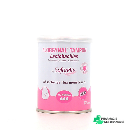 Saforelle Florgynal Tampon Probiotique Normal x12