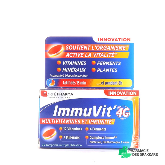Forté Pharma ImmuVit' 4G Multivitamines et Immunité
