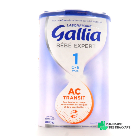 Gallia Bébé Expert Lait AC Transit 1er âge