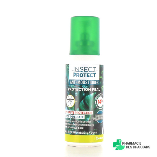 Insect Protect Anti-moustiques Spray Protection Peau