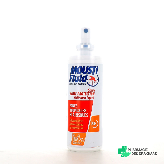 Moustifluid Spray Anti-Moustiques Haute Protection Zones Tropicales