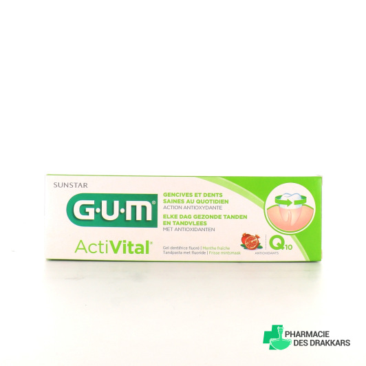 Gum Activital Gel dentifrice 75ml
