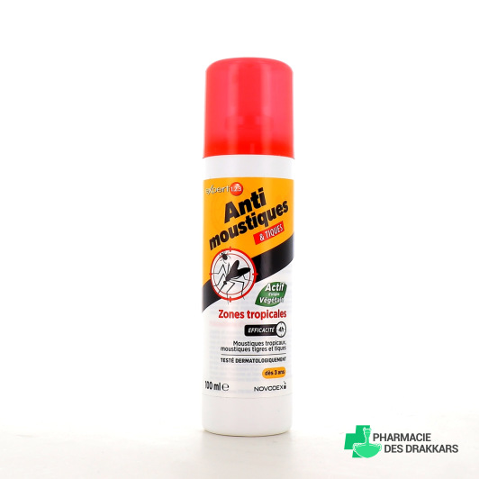 Expert 123 Anti-Moustiques et Tiques Spray 100 ml