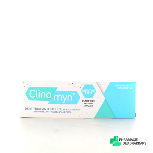 Clinomyn Dentifrice anti-taches au fluor 75ml