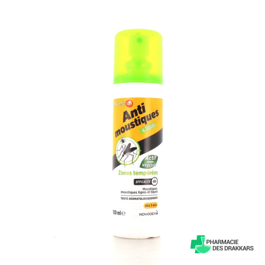 Expert 123 Anti-Moustiques et Tiques Spray 100 ml