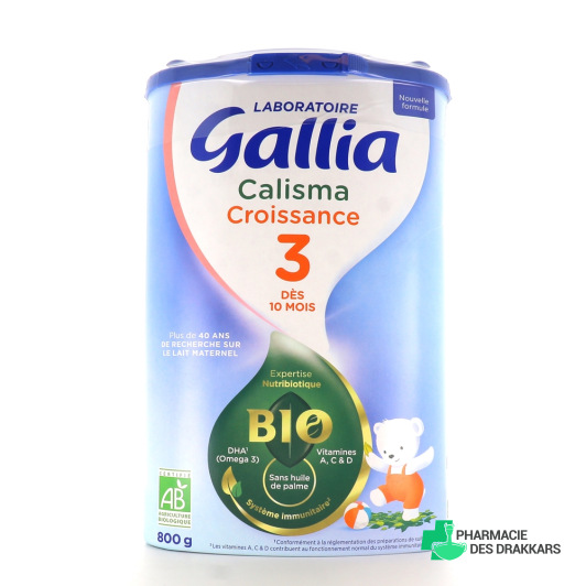 Gallia Calisma Bio 3 Lait de croissance