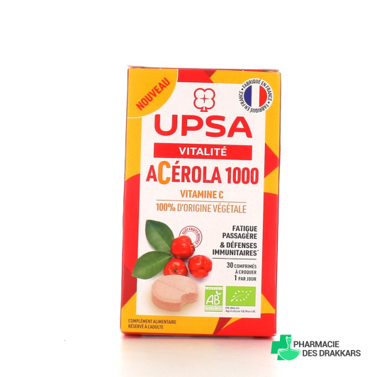 UPSA Vitalité Acérola 1000 Bio