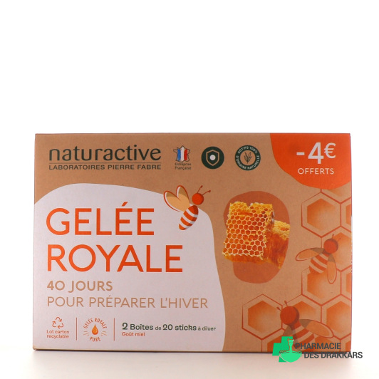 Naturactive Gelée royale 1500 mg Sticks