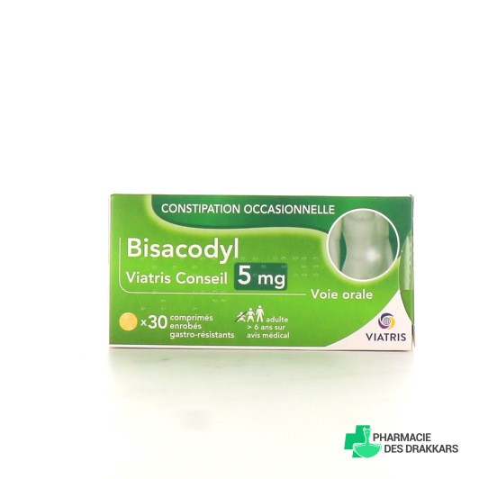 Bisacodyl 5 mg Constipation Occasionnelle