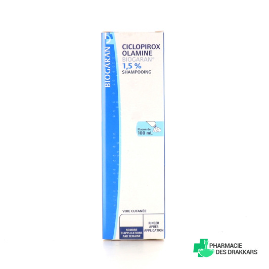 Biogaran Ciclopirox Olamine 1,5 % Shampooing
