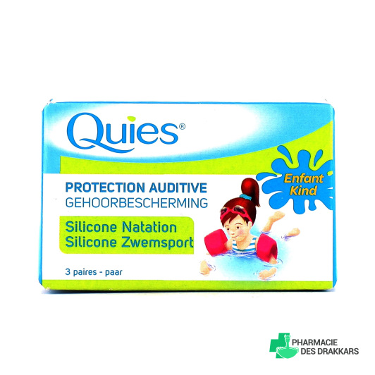 Quies Protection Auditive Silicone Natation 3 paires