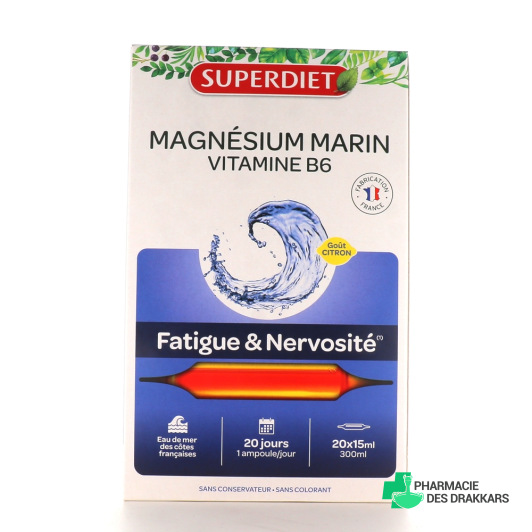Super Diet Magnésium Marin Vitamine B6
