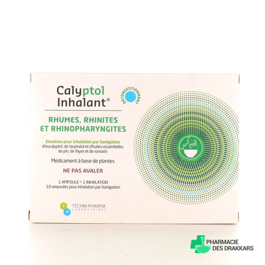 Calyptol inhalant respiratoire 10 ampoules