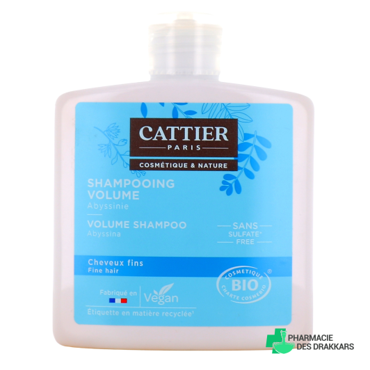 Cattier Shampooing Volume Bio Sans Sulfate