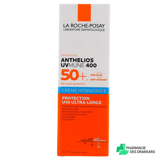 Anthelios UVMune 400 Crème Solaire Hydratante SPF 50+