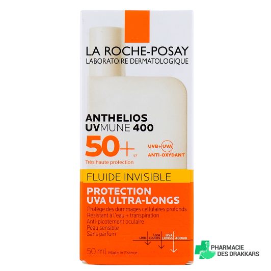 Anthelios UVMune 400 Fluide Solaire Invisible SPF 50+