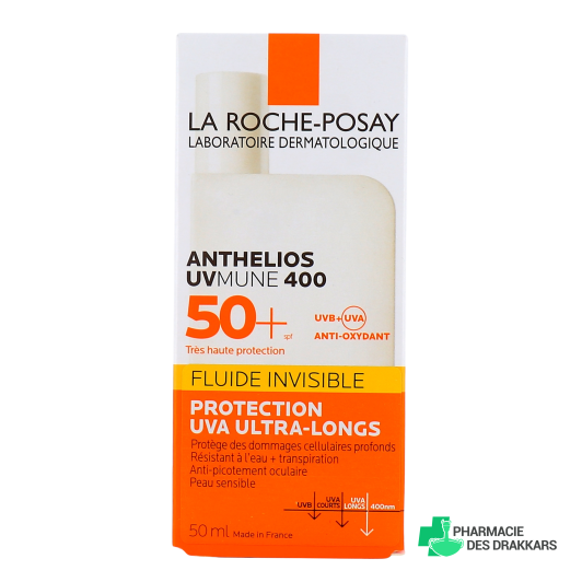 Anthelios UVMune 400 Fluide Solaire Invisible SPF 50+