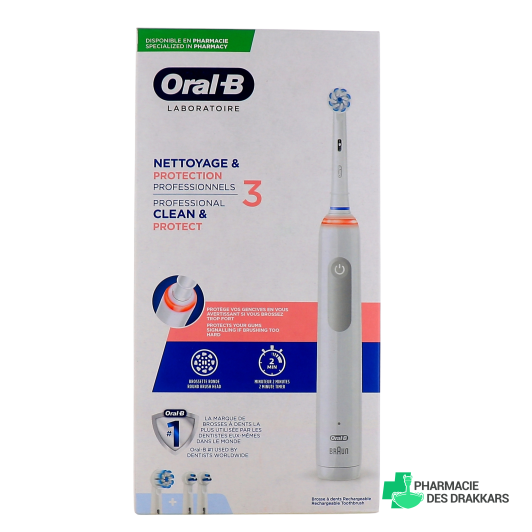 Oral B Brosse À Dents Électrique Nettoyage Professionel et Protection 3