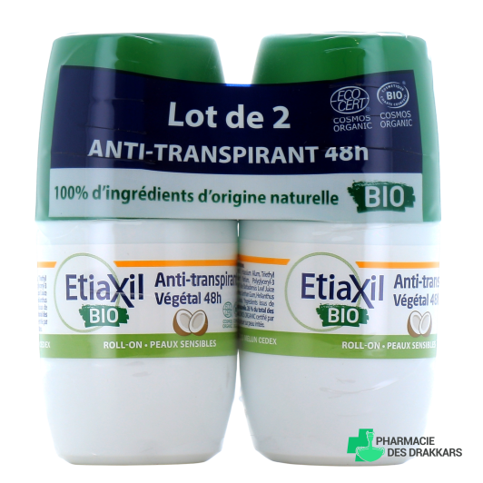 Etiaxil Anti-Transpirant Végétal 48h Coco Bio